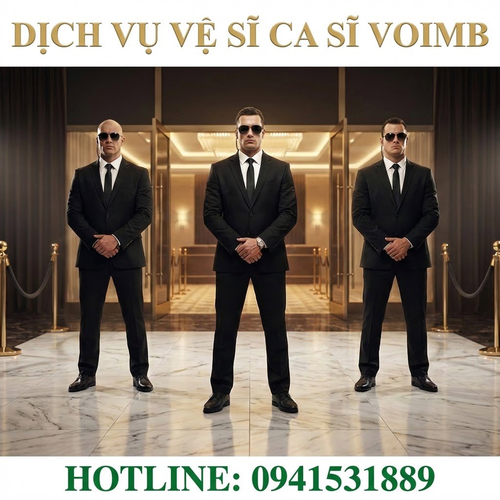 Dịch vụ vệ sĩ ca sĩ chuyên nghiệp